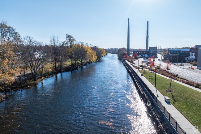 The Taunton River is the heart of Weir Village.