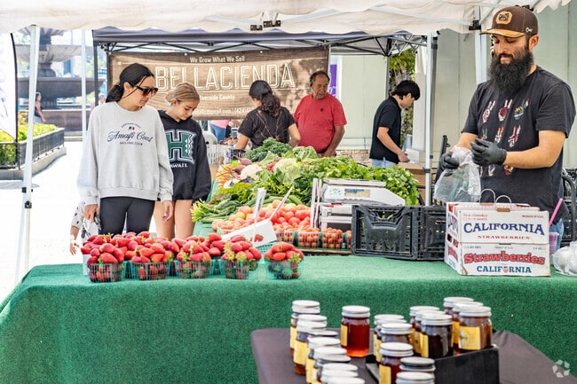 Fontana Park Certified Farmers Market is a popular destination on the weekends for locals.