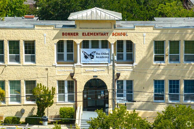 The Chiles Academy is located in the historic building that once housed Bonner Elementary.