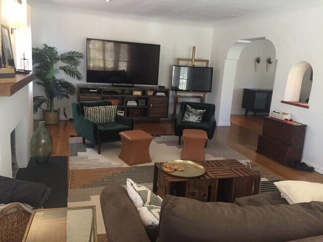 Living room with furniture.