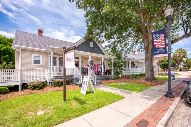 Locally owned shops are all along the streets of Downtown North Augusta.