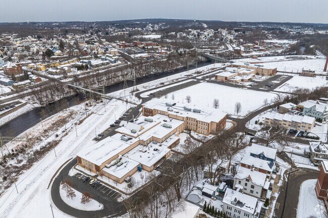 Villa Nova Middle School is located next door to Hamlet Middle School in Woonsocket, RI.