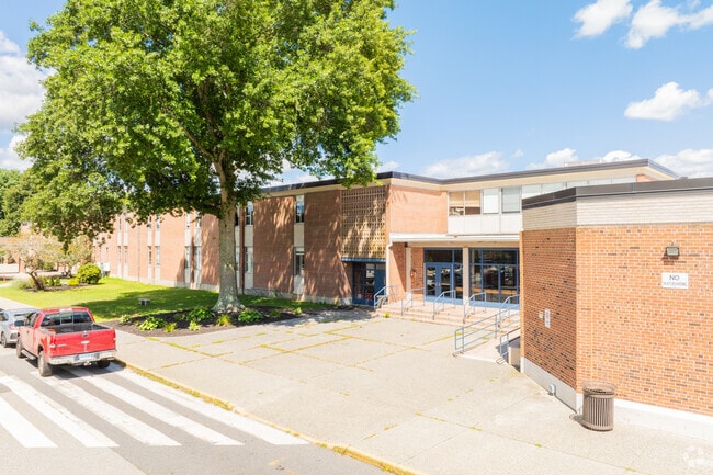 Students at Ledyard Middle School graduate up into Ledyard High School.
