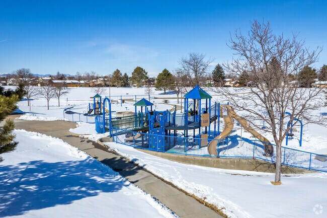 Utah Park's playground allows for hours of fun for the children of the neighborhood.