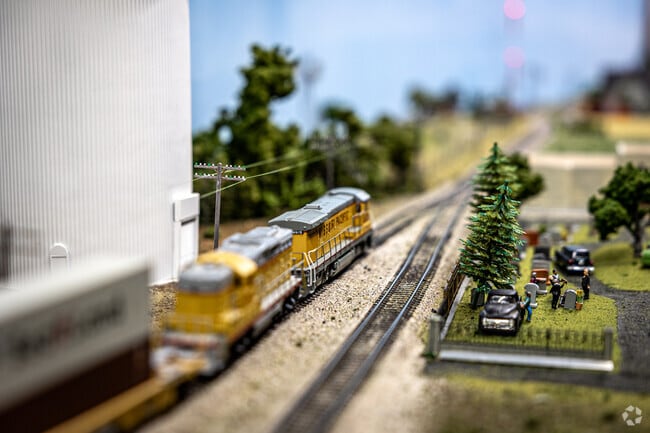 Enjoy the model train replica of McPherson at the McPherson Museum.