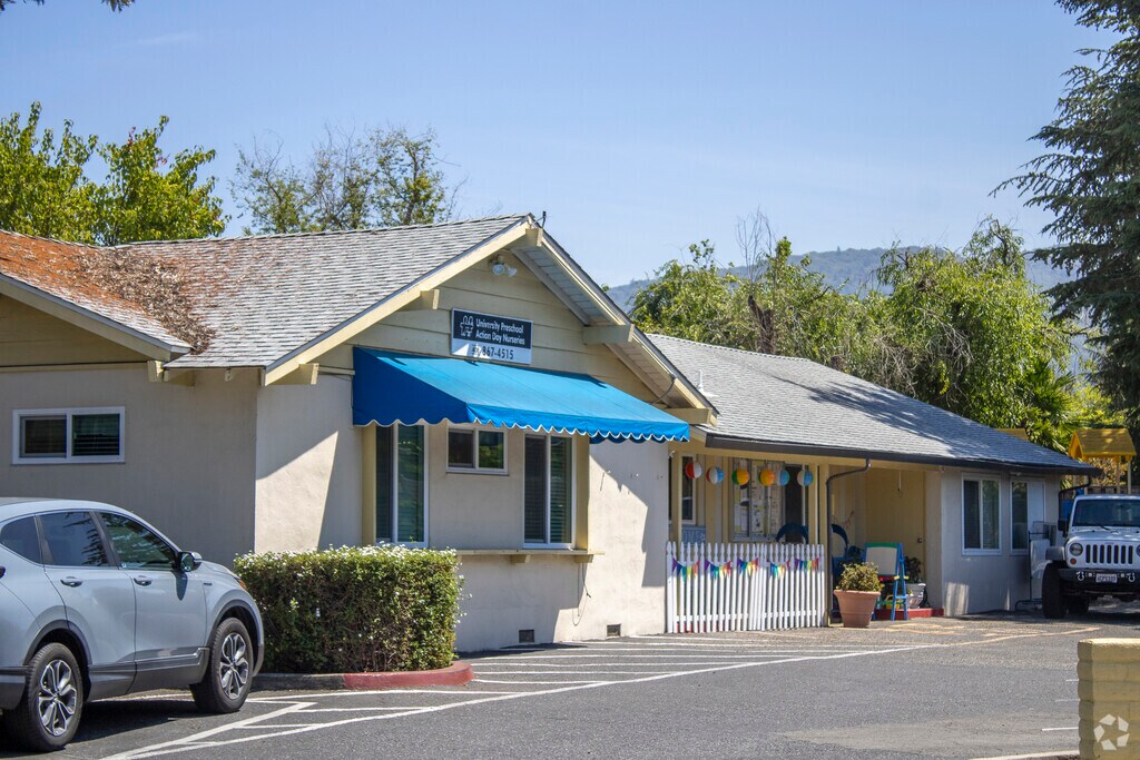 Main entrance to Action Day University in The Golden Triangle, Saratoga CA