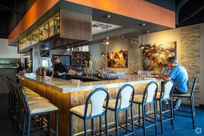 Brushi Bistro & Bar is a highly-rated restaurant in the Northwest Omaha neighborhood.