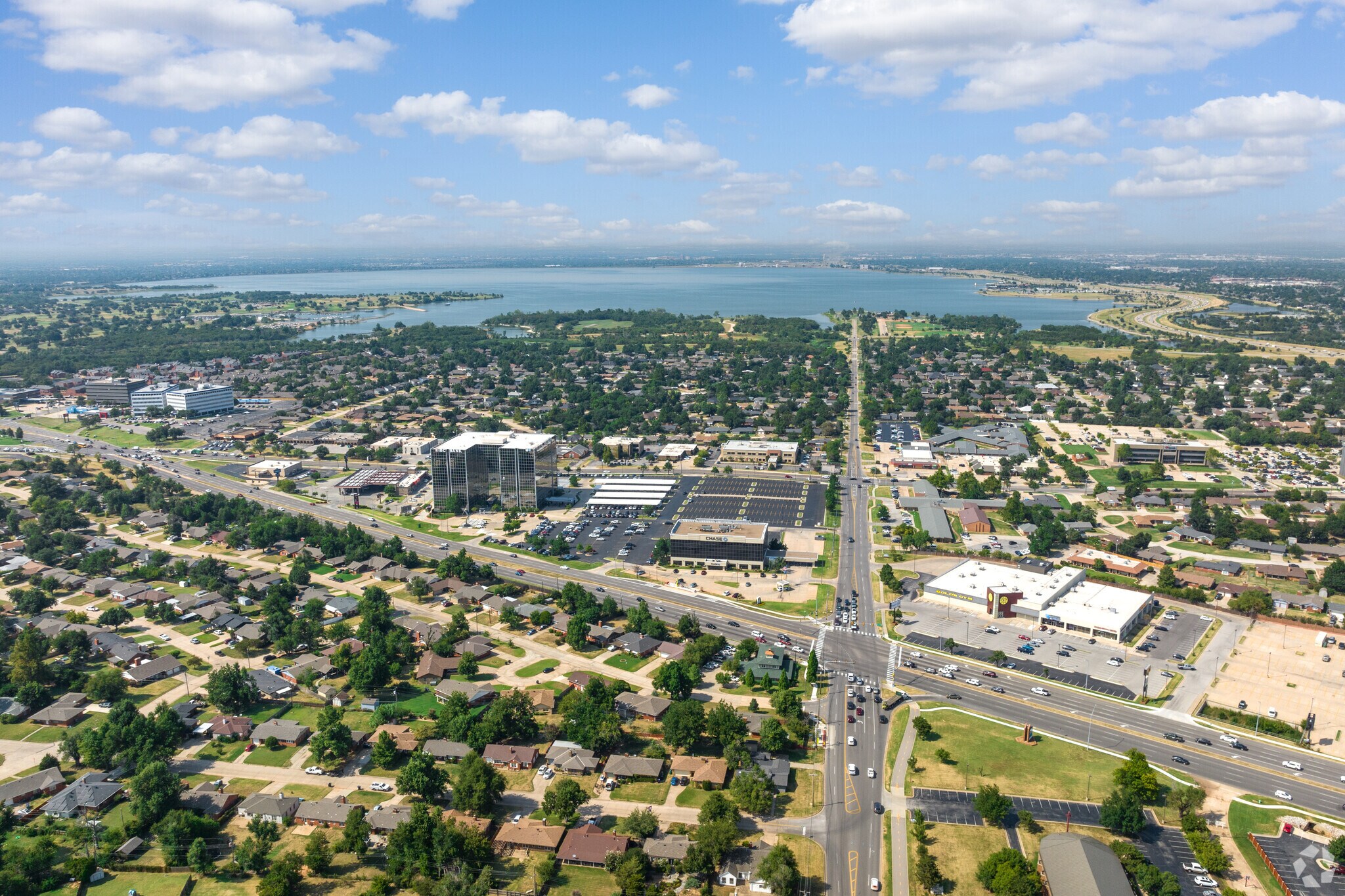 The Coronado Heights neighborhood isn't far from Lake Hefner.