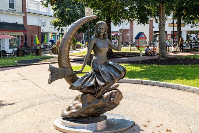 The bewitched statue is a popular location when visiting to grab a photo.