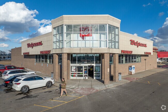 Big-box stores such as Walgreens can be found along West Road and Fort Street in Trenton.