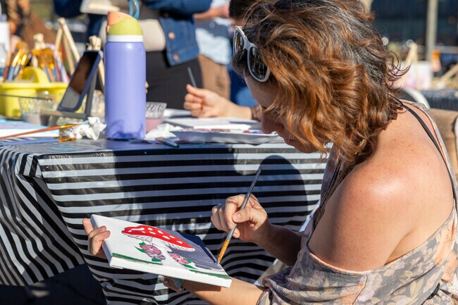 Get into the art yourself with many activities for all at Phoenix’s Grand Avenue Festival.