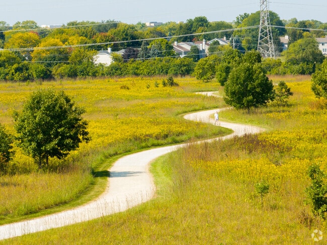 Walk along the winding paths at Canterbury Park.