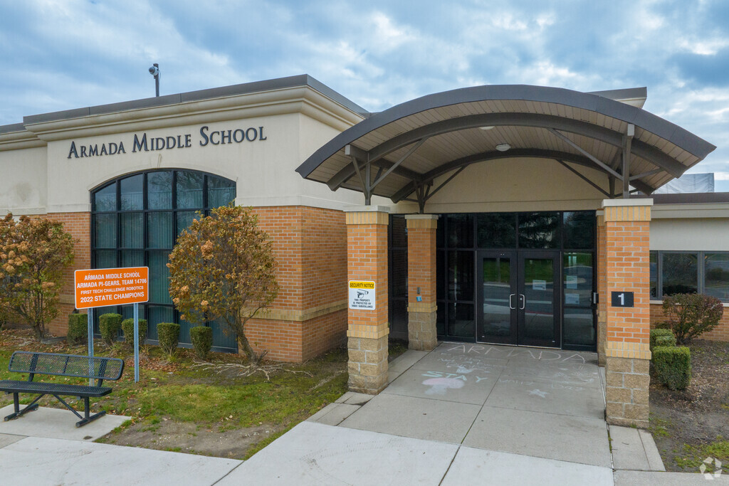 Armada Middle School in Armada Township Michigan.