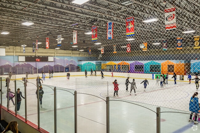 Have a fun night ice skating at Kendall Ice Arena.