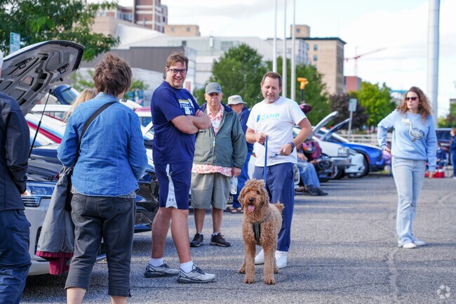 Swanson Park residents bring their furry friends to Downtown South Bend for Dog Days.