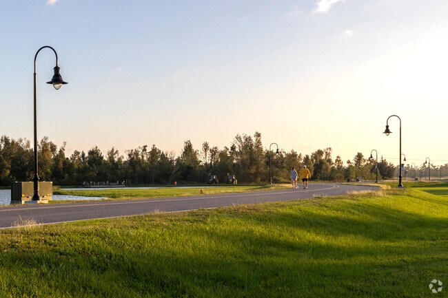 Enjoy a stroll throughout the Ouiski Bayou Estates neighborhood while watching the sunsets.