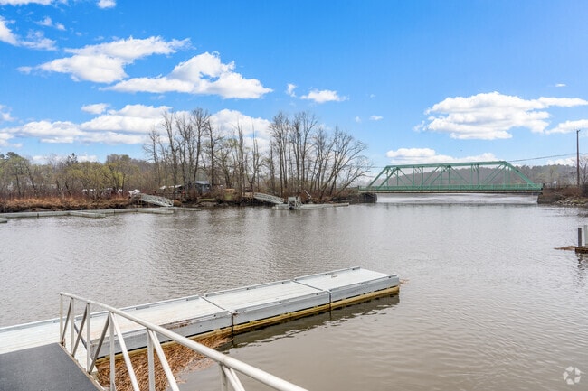 Docks at Mailly Waterfront Park let Bowdoinham residents launch into the Androscoggin River.