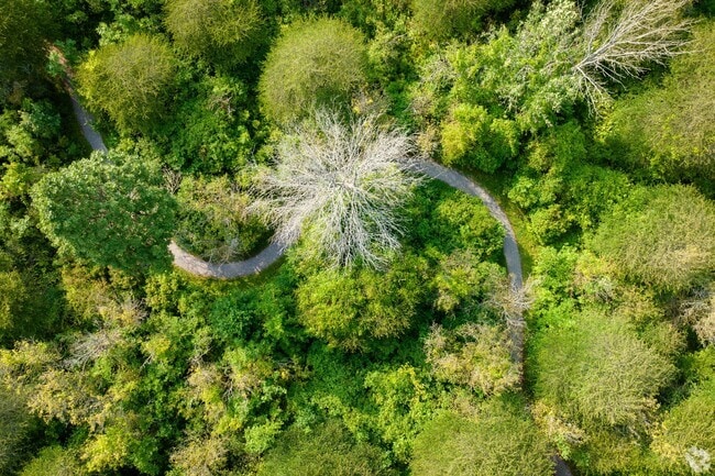 Stiglmeier Park is near South Cheektowaga and has over five miles of trails.