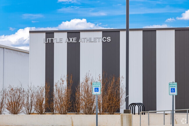 The Little Axe High School offers the Little Axe neighborhood a dynamic learning environment.