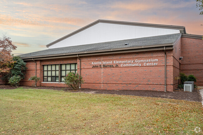 Knotts Island Elementary's gymnasium and community center supports students' wellness.