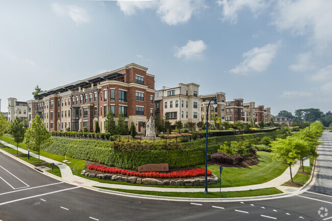 New build townhomes are common in this swiftly developing residential community.