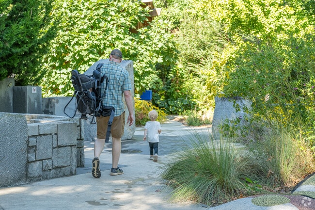 Enjoy a walk along one of the several paved paths through Crystal Hills.
