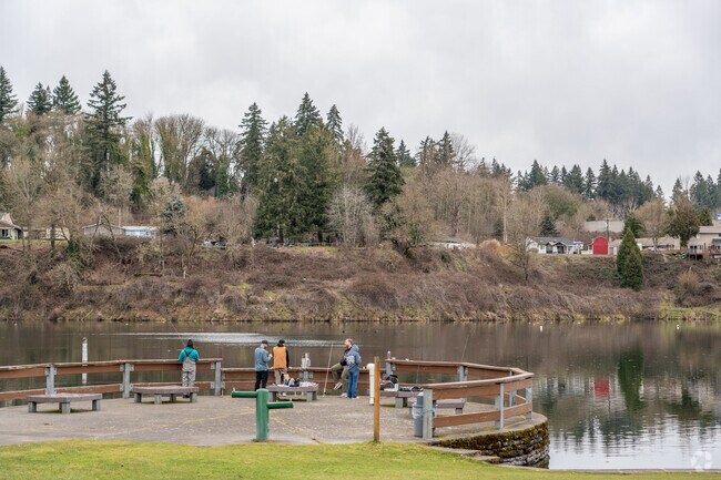 Salmon Creek Regional Park is a popular spot year round with easy access to finishing and kayking.
