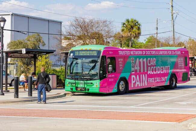 Buses take commuters all throughout Florida from the Downtown Kissimmee station.