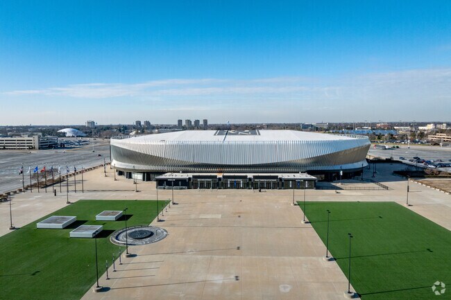 The Nassau Veterans Memorial Coliseum is the former home of the NHL's New York Islanders.