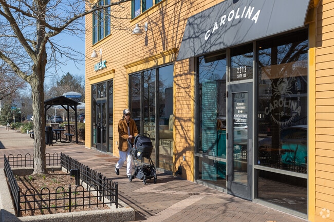 Gaslight Village in East Grand Rapids is a great place to walk and window shop local shops.