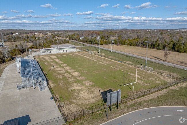 Gladeville Middle School has a large football field for students to enjoy.