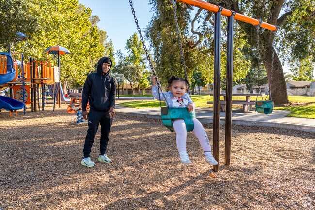 The playground at Fourth Avenue Park is a lot of fun for kids.