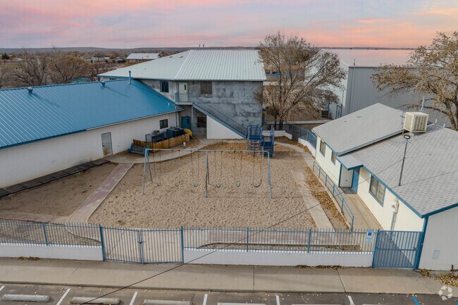 Swing set at Abundant Life Christian Academy.
