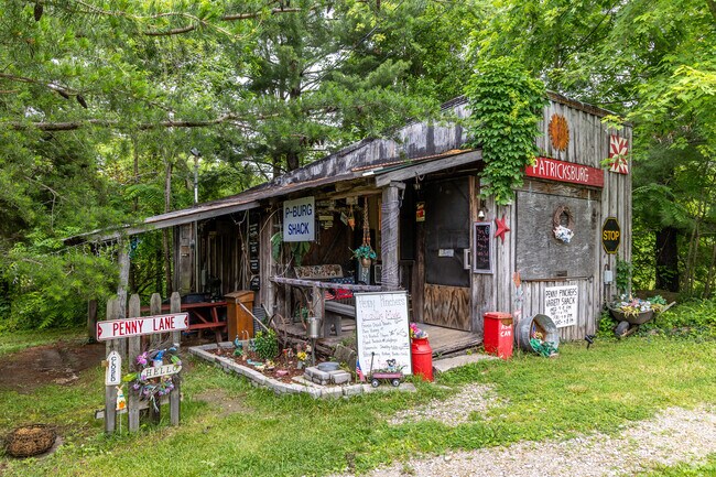 Penny Pinchers Variety Shack near the edge of Patricksburg captures the area’s handmade, small-business charm and character.