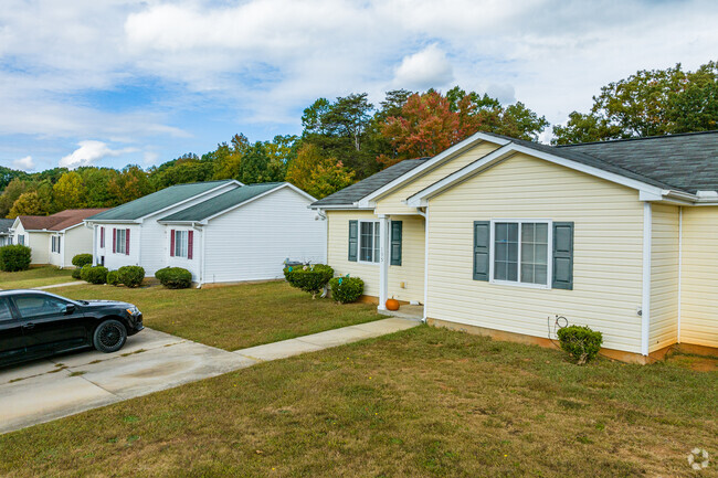 Colorful ranch-style homes beautify the streets of Weston.