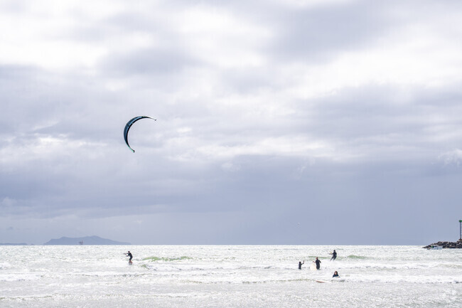 Kite surfing is a local favorite at nearby Silver Strand State Beach.