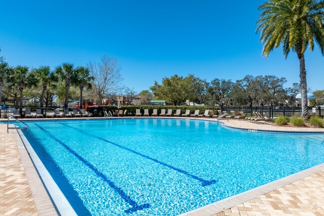 The Ballantrae clubhouse, pool and playground are centrally located within the neighborhood.