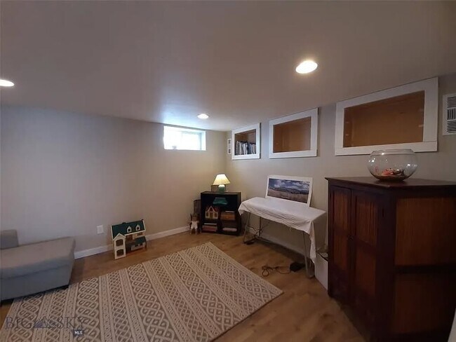 basement living room space