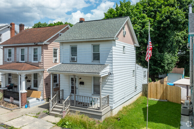 Worker's cottages are an affordable housing option and are found throughout Bressler.