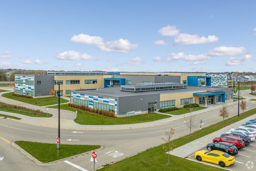 Located in Sun Prairie, Meadow View School has a stunning look.