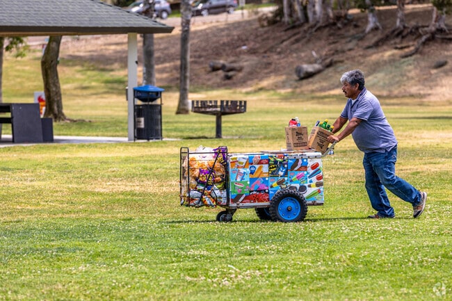 A street vendor in North Chula Vista adds local flavor to the neighborhood’s walkable charm.