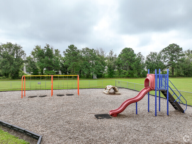 Kids enjoy the playground at Dr Hubert Eaton Sr Elementary School during recess.