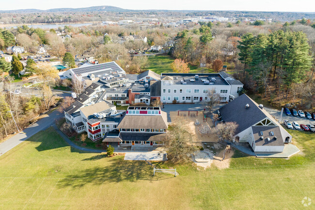 Dedham Country Day School has a large campus with many amenities.