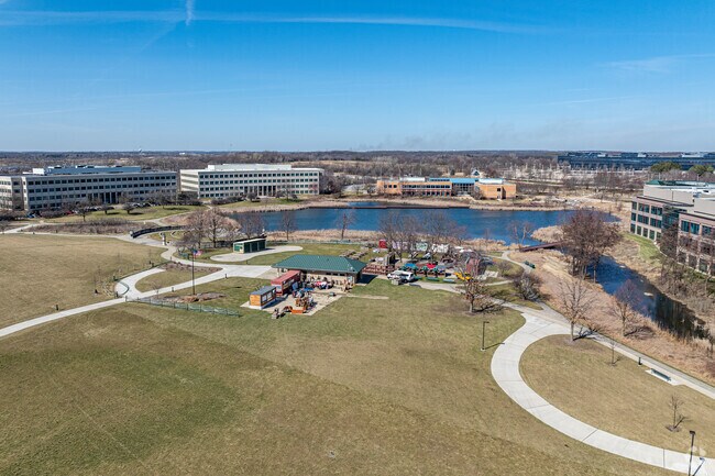 Situated next to the NOW Arena is Village Green which features an on-site Hideaway Brew Garden.