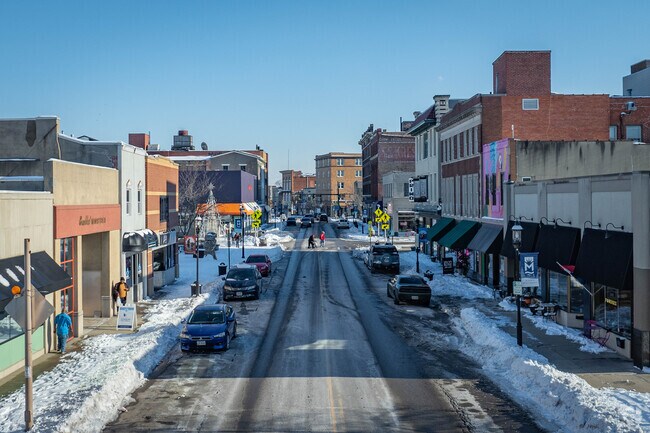 Old-fashioned family restaurants and boutique storefronts are found nearby Church.