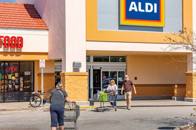 The Aldi store in Oldsmar, offers great deals on produce for customers.