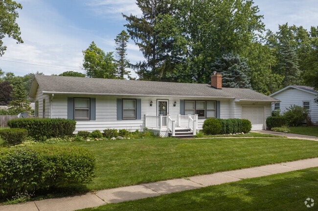 Beautiful ranch homes are found sprinkled throughout East Lansing.