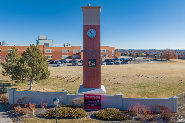 Grant Ranch School in Littleton Colorado on a warm winter day.