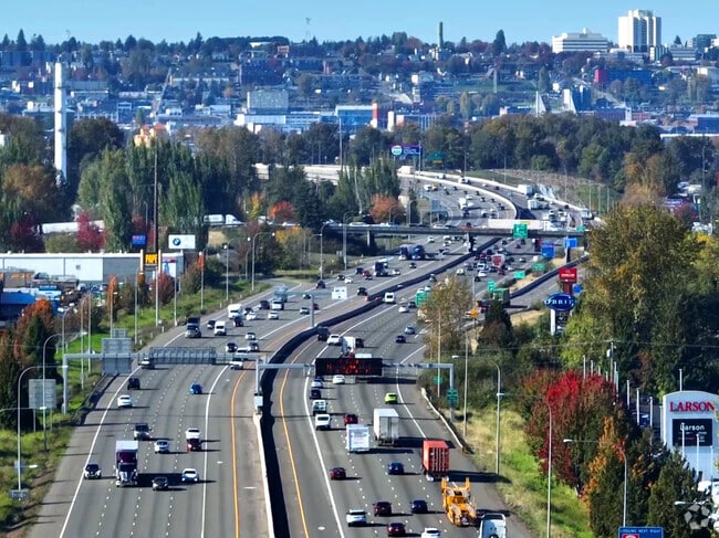 I-5 cut through the West Fife neighborhood.