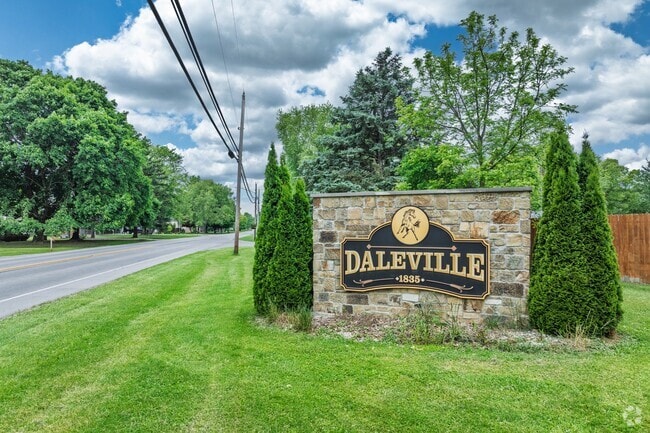 Daleville, near Muncie, Indiana, was established in 1835.